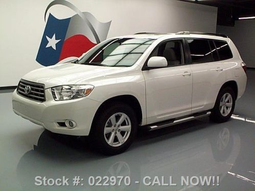 2010 toyota highlander se sunroof leather rear cam 37k! texas direct auto