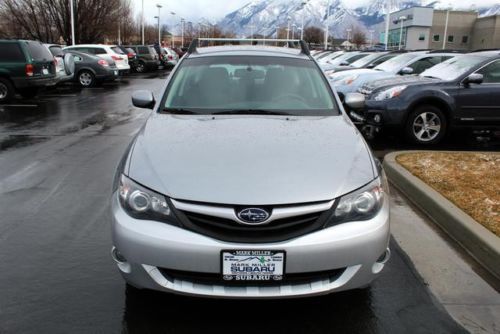 Silver subaru certified manual awd hatchback 2.5l 1 owner heated seats roof rack