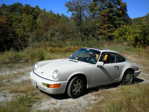 Porsche carrera 2 coupe in linen gray, cashmere interior, tiptronic