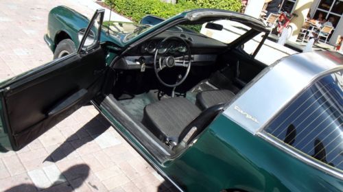 1967 PORSCHE 912 TARGA. DARK GREEN WITH BLACK INTERIOR. SUPERB CAR., image 8