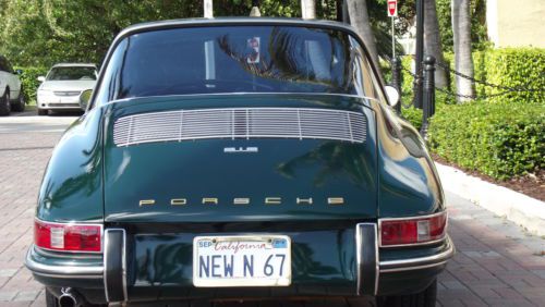 1967 PORSCHE 912 TARGA. DARK GREEN WITH BLACK INTERIOR. SUPERB CAR., image 17