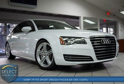 Stunning a8 3.0l v6 quattro sport design 20 whls led headlights 5k mls like new!