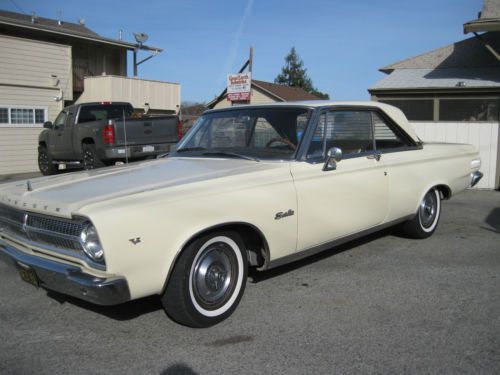 1965 plymouth satellite base 5.2l