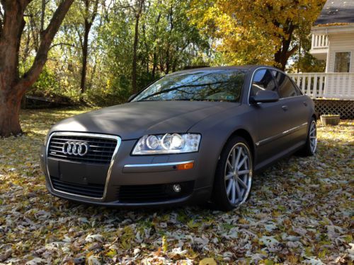 Audi a8 l 2007 quattro awd. very good condition, matte grey sticker, new wheels