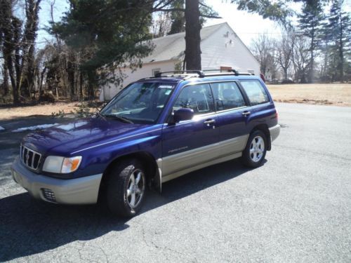 2001 subaru forester s wagon awd clean carfax runs good no reserve economical