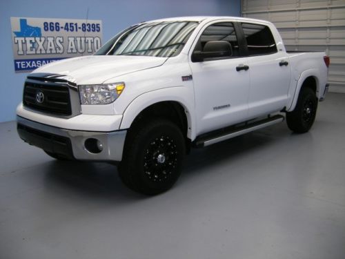 We finance!!!  2012 toyota tundra sr5 crewmax 4x4 flex fuel cd tow texas auto