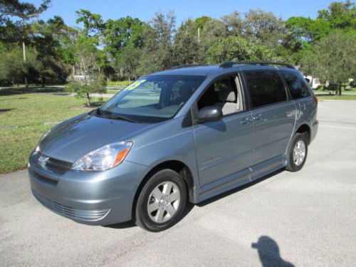 2005 TOYOTA SIENNA LE HANDICAP OCEAN MOBILITY CONVERSION LOW MILES RAMPVAN, US $23,900.00, image 14