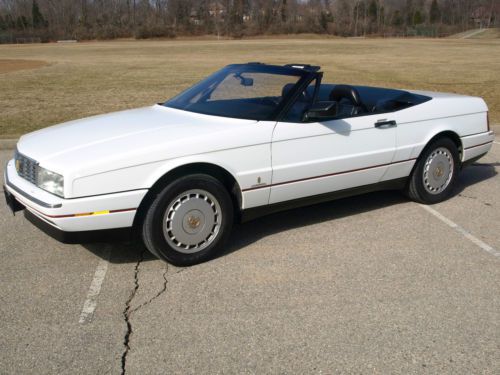 1992 cadillac allante convertible 4.5l v8 only 38,800 original miles very nice