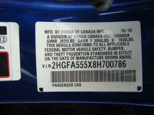 RARE MINT 2008 Honda Civic SI V-tec MUGEN 1 owner must be seen new caer trade, US $24,999.00, image 13