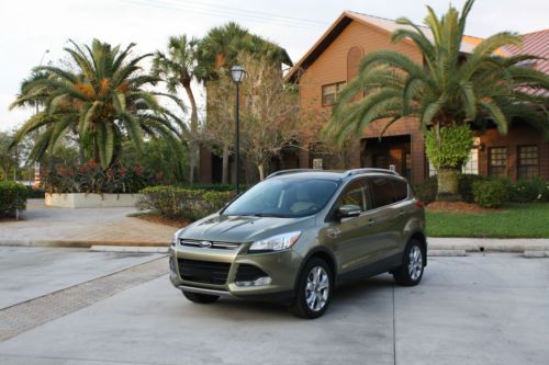 2014 ford escape titanium 4wd 2.0 turbo ecoboost suv 2392miles no reserve 2013