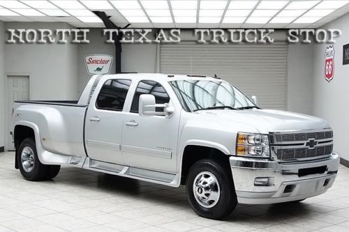 2011 chevy 3500hd diesel 4x4 dually ltz heated leather bose texas truck