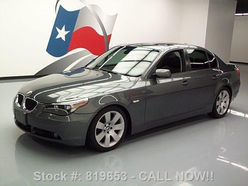 2005 bmw 530i sedan sport htd leather sunroof 68k miles texas direct auto