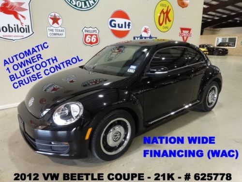 2012 beetle coupe,automatic,heated leather,bluetooth,17in wheels,21k,we finance!