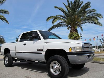 2000 dodge ram 2500 quad cab 4x4 cummins diesel 5.9l rust free clean low reserve