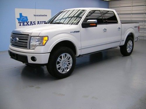 We finance!!  2010 ford f-150 platinum 4x4 flex-fuel roof nav rcamera 1 own sync