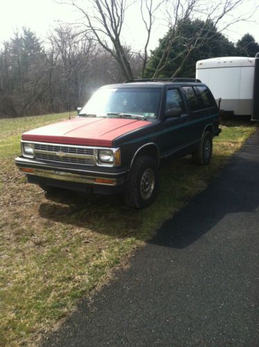 1993 chevrolet s10 blazer tahoe lt sport utility 4-door 4.3l