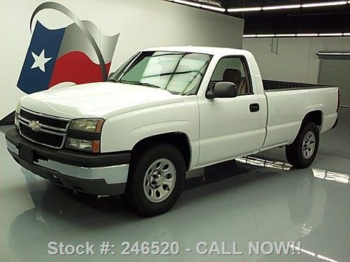 2006 chevy silverado regular cab 4x4 longbed tow 61k mi texas direct auto