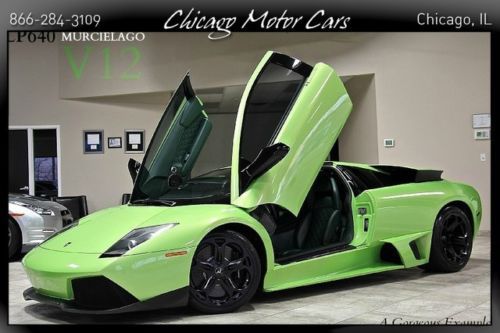 2007 lamborghini murcielago lp640 hardtop verde ithaca e-gear fully serviced!