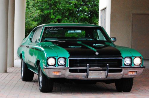 1972 buick skylark gsx clone, 2-door coupe, muscle car, vintage, classic hot rod