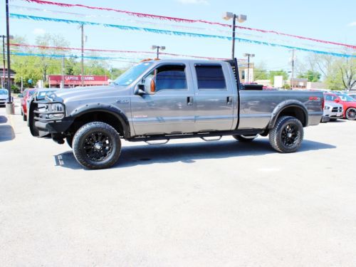 6.0l v8 diesel xlt lifted black xd rims off road fx4 grill guard tow cd mp3 4x4