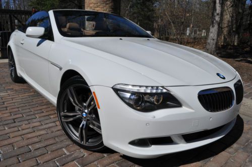 2010 650i conv. sport pkg.no reserve.leather/navi/heat/20&#039;ssenso/salvage/rebuilt