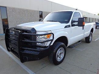 2013 ford f250 xl regular cab long bed 6.2 liter v8 fx4-4x4-low miles-warranty