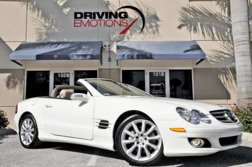 2007 mercedes sl550! white/stone! nav! keyless! loaded!