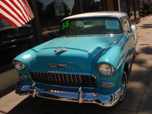 1955 chevrolet bel air hardtop 2-door v8 non post