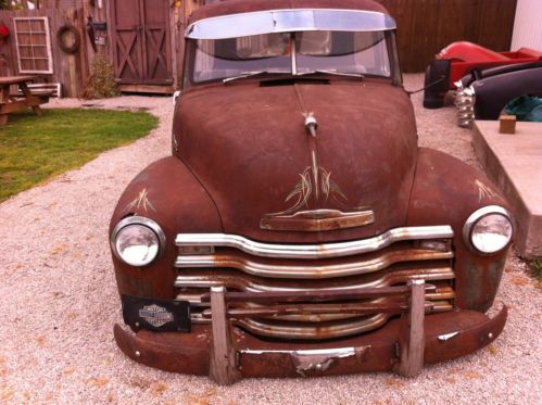49 CHEVY FIVE WINDOW ,AIRBAGGED RAT, PATINA, image 3