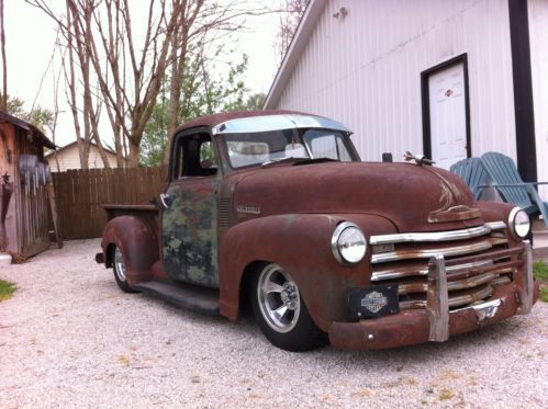 49 CHEVY FIVE WINDOW ,AIRBAGGED RAT, PATINA, image 22