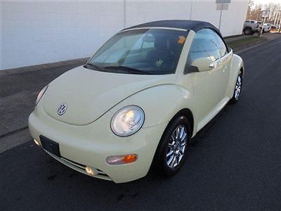 Beetle gls turbo automatic convertible leather chrome wheels 30mpg hwy clean