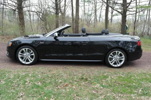 Mint 2010 audi s5 cabriolet v6 supercharged 1-owner clean carfax inspected lqqk!