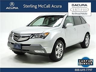 2009 acura mdx awd tech pkg navi xenon leather sunroof heated seats third row!