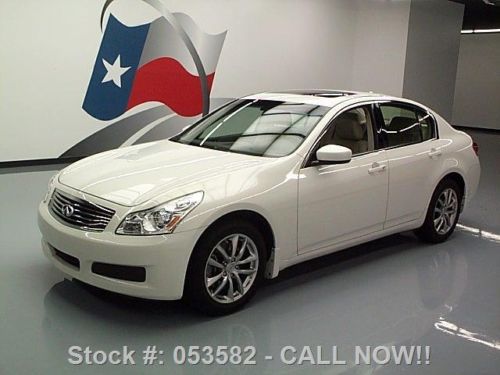 2009 infiniti g37x premium awd sunroof nav rear cam 52k texas direct auto