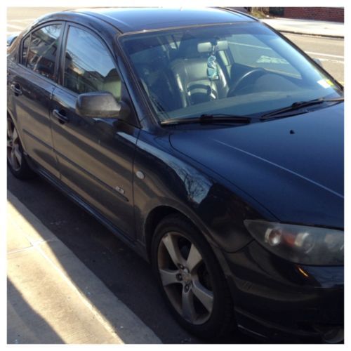 2004 mazda 3 s black with 2005 engine 100k miles on engine