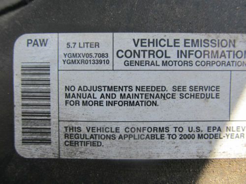 2000 Pontiac Firebird Trans Am Coupe 2-Door 5.7L, image 12