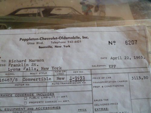 1965 Impala, Convertible,Chevy,Project,1966,1967,1968,327,rare, image 14