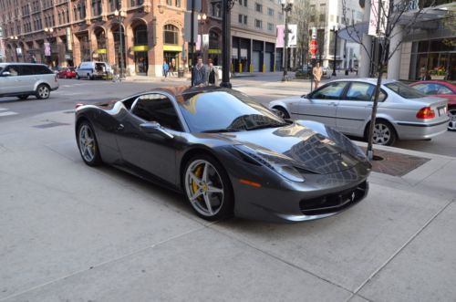 2010 Ferrari 458 Italia Coupe Grigio/Charcoal 1 Owner!! 10K Miles Sat Radio F1, US $199,800.00, image 3