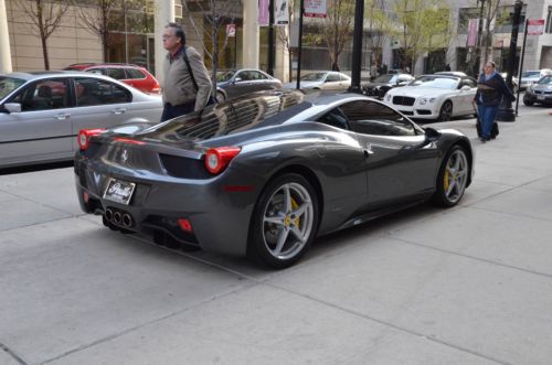 2010 Ferrari 458 Italia Coupe Grigio/Charcoal 1 Owner!! 10K Miles Sat Radio F1, US $199,800.00, image 4