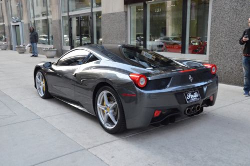 2010 Ferrari 458 Italia Coupe Grigio/Charcoal 1 Owner!! 10K Miles Sat Radio F1, US $199,800.00, image 6