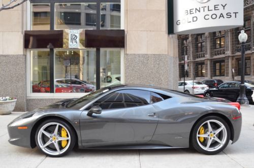 2010 Ferrari 458 Italia Coupe Grigio/Charcoal 1 Owner!! 10K Miles Sat Radio F1, US $199,800.00, image 7