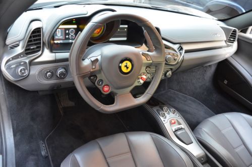 2010 Ferrari 458 Italia Coupe Grigio/Charcoal 1 Owner!! 10K Miles Sat Radio F1, US $199,800.00, image 9