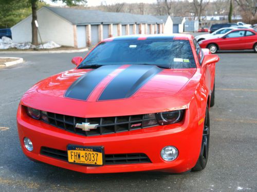 2011 inferno orange camaro lt. low 12,300 miles &#034;always hand washed&#034;