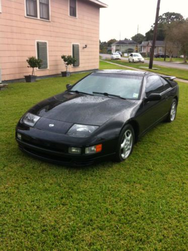 1996 nissan 300zx turbo coupe 2-door 3.0l *****black on black*****