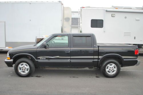 Chevy s10 quad cab 4x4, 4.3 liter v-6 only 124k no reserve, runs great