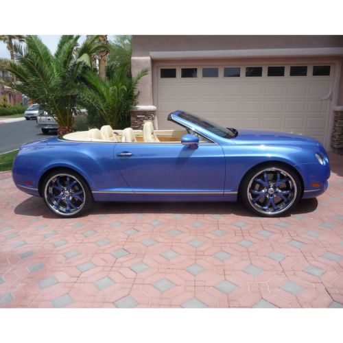 2007 bentley continental gtc convertible 2-door 6.0l twin turbo