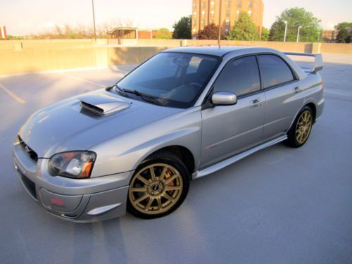 2005 subaru impreza wrx sti sedan 4-door 2.5l turbo all wheel drive clean title