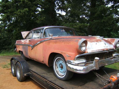1956 ford fairlane victoria 2 door  hardtop base 4.8l project