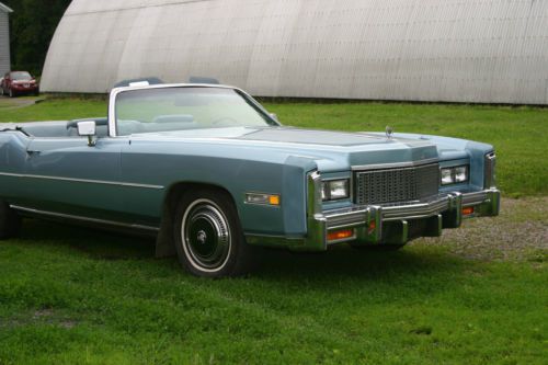 1976 cadillac eldorado base convertible 2-door 8.2l