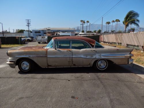 1957 pontiac starchief 4 door hardtop all original cal car $2999 no reserve !